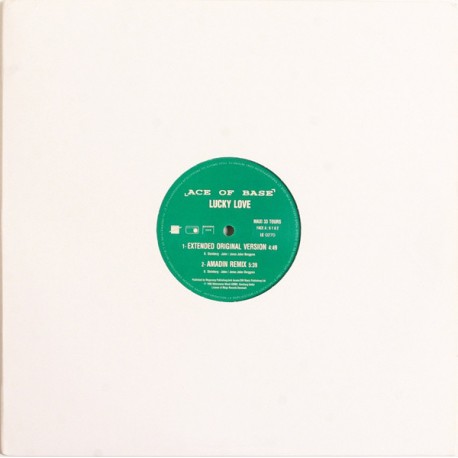 Ace Of Base ‎- Lucky Love - Promo - Maxi Vinyl 12 inches - Eurodance Pop