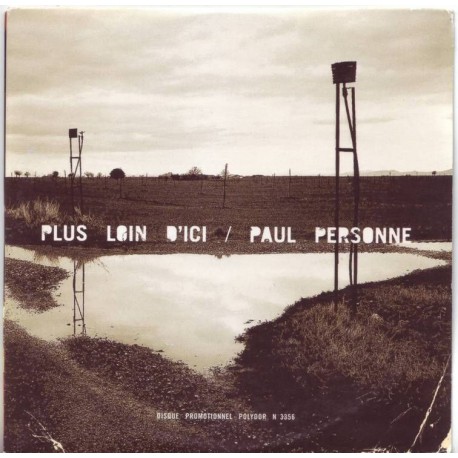 Paul Personne - Plus Loin d'Ici - CD Single Promo