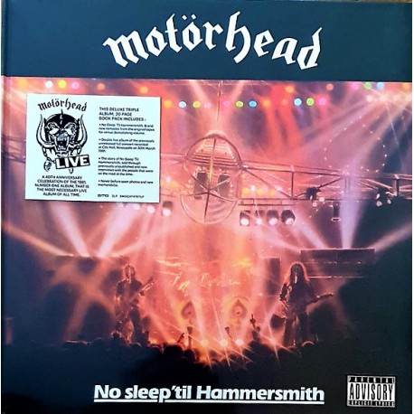 Motörhead ‎- No sleep 'til Hammersmith - Deluxe Edition Vinyl Album 3LP - Hard Rock Heavy Metal