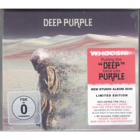 Deep Purple ‎- Whoosh! - CD Album + DVD - Limited Edition - Hard Rock