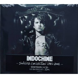 Indochine ‎- Singles Collection 1981 - 2001 - Triple CD Album Digipack - Rock Français
