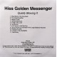 Hiss Golden Messenger ‎- Quietly Blowing It - CDr Album Promo Cardsleeve - Folk Rock