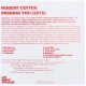 Robert Cotter ‎- Missing You - CDr Album Promo - Disco Funk