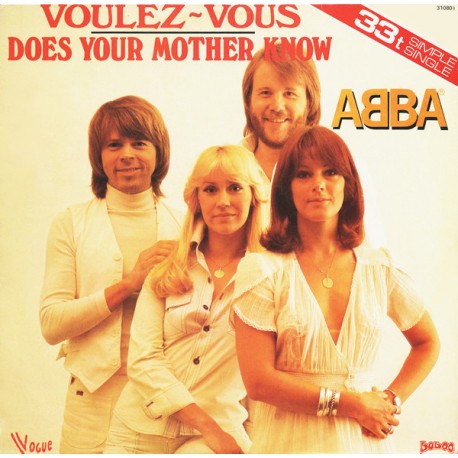 ABBA ‎- Voulez-Vous - Does Your Mother Know - Maxi Vinyl 12 inches - Coloured Red - Pop Music
