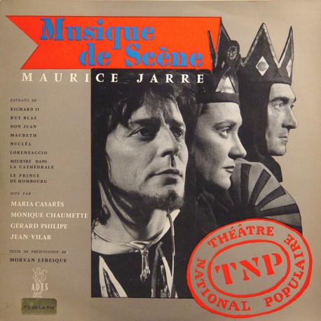Maurice Jarre - Musique de Scène - LP Vinyl Album - Théâtre Poésie