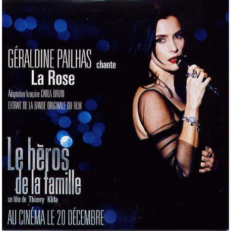 Géraldine Pailhas - La Rose - Musique de Film - CD Single Promo