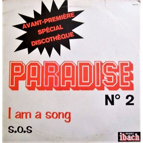 Paradise Birds - I am a Song - S.O.S. - Maxi Vinyl 12 inches - Promo France - Disco Music