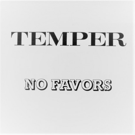 Temper - No Favors - Maxi Vinyl 12 inches - Boogie Funk Music