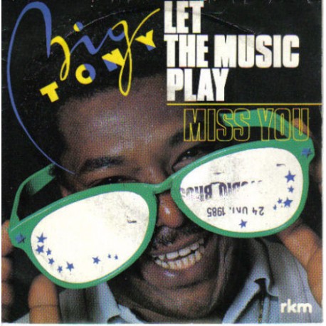 Big Tony ‎- Let The Music Play - Maxi Vinyl 12 inches - Disco Funk Music