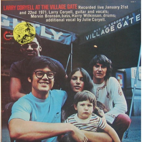 Larry Coryell ‎- At The Village Gate - LP Vinyl Album - France 1971 - Jazz Fusion