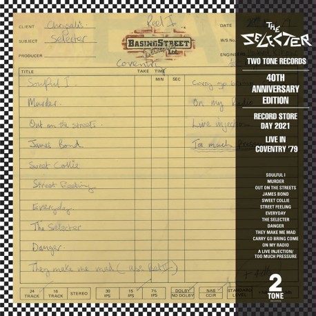 The Selecter - Live in Coventry 1979 - LP Vinyl Album - Ska - Record Store Day