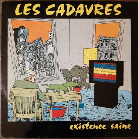 Les Cadavres ‎- Existence Saine - LP Vinyl Album - Rock Français