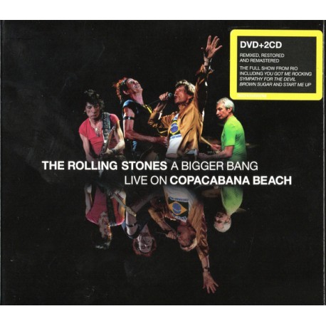 The Rolling Stones ‎- A Bigger Bang - Live On Copacabana Beach - DVD + 2 CD Albums - Rock Music