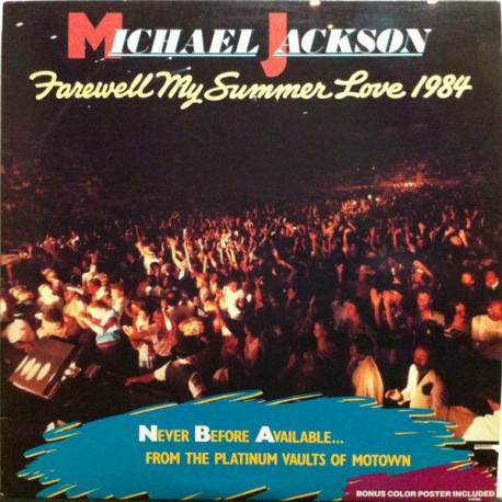 Michael Jackson ‎- Farewell My Summer Love - 1984 USA - LP Vinyl Album - Funk Soul Music