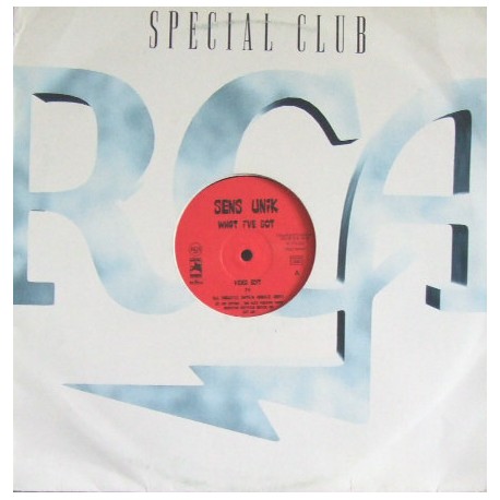 Sens Unik ‎- What I've Got - Maxi Vinyl 12 inches - Rap Français