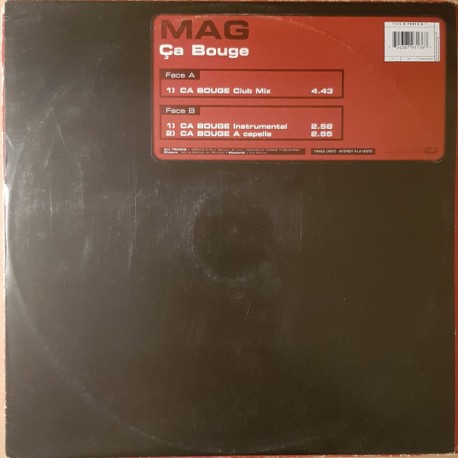 Mag - Ca Bouge - Maxi 12 inches Promo - Rap Français