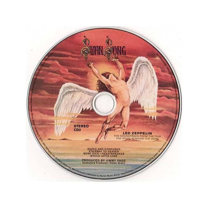 CD Led Zeppelin ‎The Soundtrack From Film The Song Remains The Same