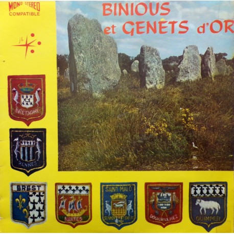 Bagad Mor Gaz ‎- Binious Et Genêts D'or - LP Vinyl Album - Celtic Folk - Bretagne - Breizh