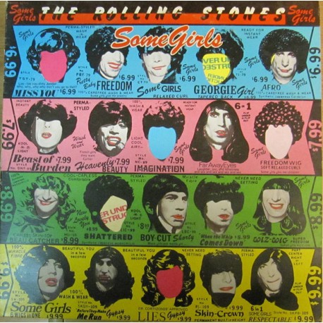 The Rolling Stones - Some Girls - LP Vinyl Album 1978 - Rock Music Blues
