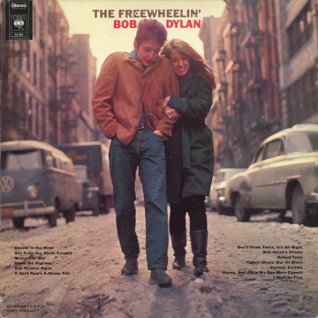 Bob Dylan - The Freewheelin' Bob Dylan - LP Vinyl Album 1975 - Folk Music