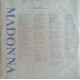 Madonna - True Blue - LP Vinyl Album Italy - Pop Music