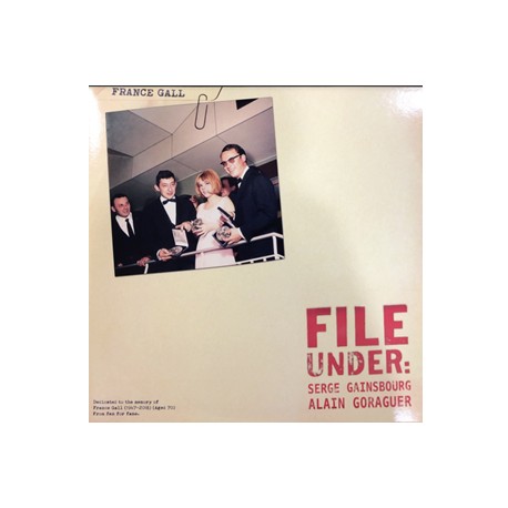 France Gall - File Under : Serge Gainsbourg, Alain Goraguer - LP Vinyl Album Coloured - Chanson Française