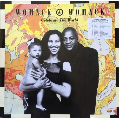 Womack & Womack - Celebrate The World - Maxi Vinyl 12 inches - Funk Synth Pop