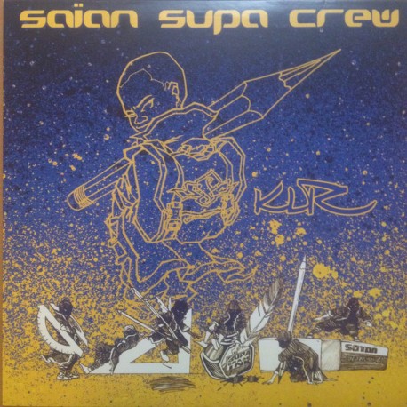 Saïan Supa Crew ‎– KLR - Double LP Vinyl Album - Coloured Blue - Rap Français 