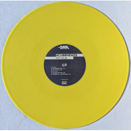 Klubbheads - Here We Go - Maxi Vinyl 12 inches Coloured Yellow - Hard house