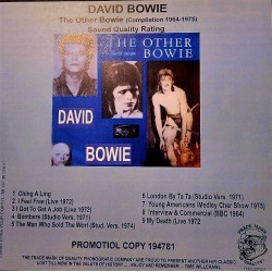David Bowie - The Other Bowie - Compilation 1964-1975 - LP Vinyl Album - Glam Rock