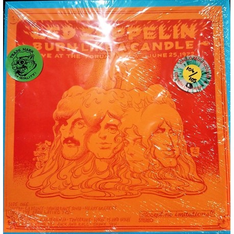 Led Zeppelin - Burn Like A Candle / Live At The Forum L.A. June 25, 1972 - LP Vinyl Album Multicoloured - Psychedelic Rock