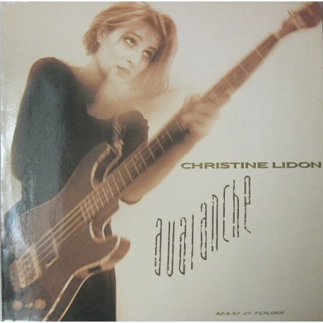 Christine Lidon - Avalanche - Maxi Vinyl 12 inches - French Pop Songs