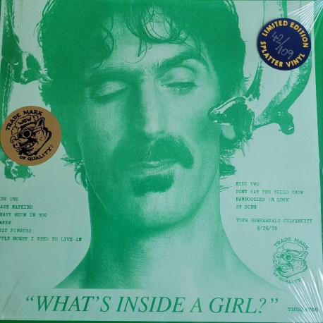 Frank Zappa - What's Inside A Girl - LP Vinyl Album - Splatter Edition - Experimental Psychedelic