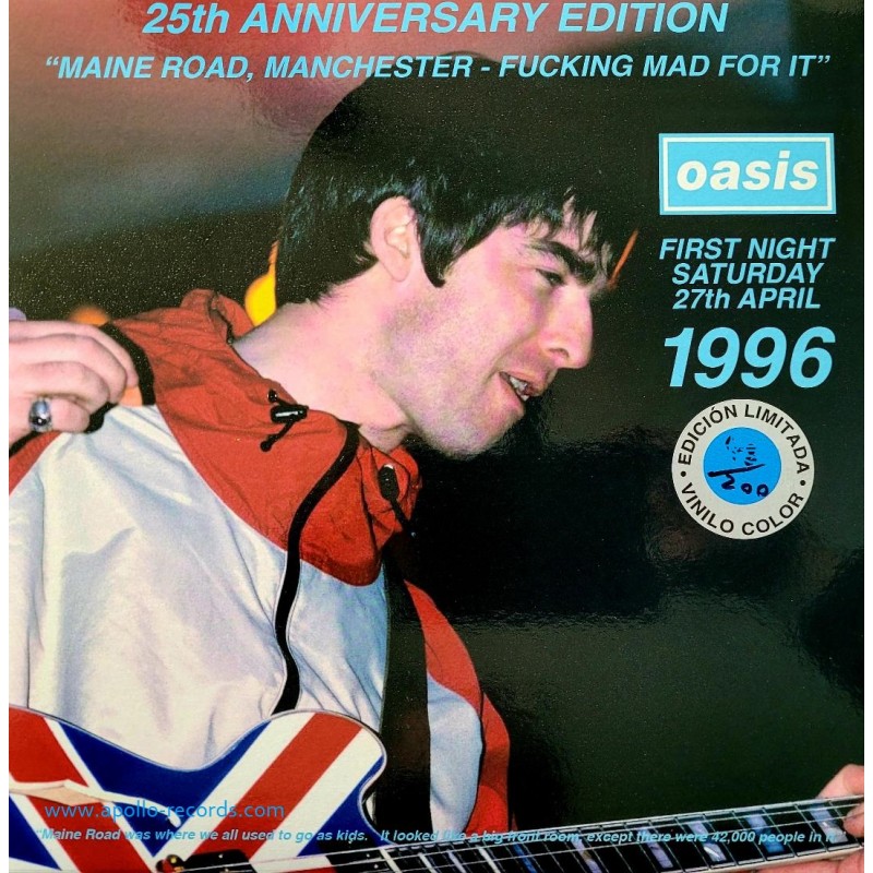 Vinyl Oasis Maine Road First & Second Night 4 LP Coloured Limited 2021