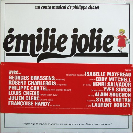 Philippe Chatel - Émilie Jolie - Double LP Vinyl Album - Conte Musical Chanson Française