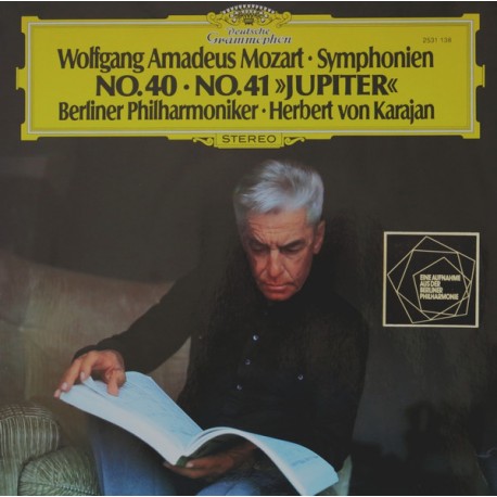 Wolfgang Amadeus Mozart Herbert von Karajan - Symphonien No. 40 • No. 41 "Jupiter" - LP Vinyl - Classical Music