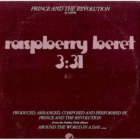 Prince And The Revolution - Raspberry Beret - Maxi Vinyl 12 inches Promo USA - Minneapolis Sound