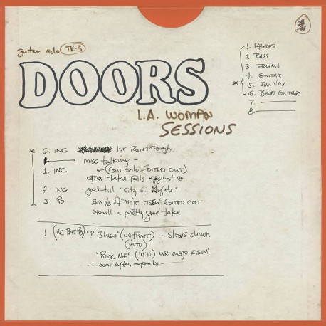 The Doors - L.A. Woman Sessions - 4LP Vinyl Album - Record Store Day 2022 - Psychedelic Rock Blues