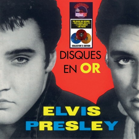 Elvis Presley - Les Disques En Or D'Elvis - Boxset 3 LP + Poster - Record Store Day 2022 - Rock and Roll