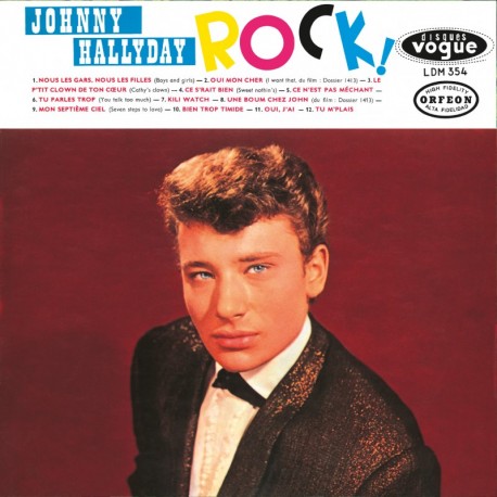 Johnny Hallyday - Rock! - LP Vinyl Album Splatter - Disquaire Day 2022 - Rock and Roll