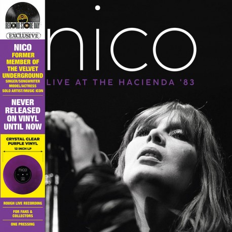 Nico (Velvet Underground) - Live At The Hacienda '83 - LP Vinyl Album Coloured - Record Store Day 2022 - Experimental AvantGarde