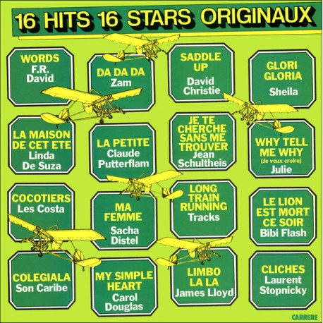 16 Hits 16 Stars Originaux - LP Vinyl Album - Compilation - Pop Music