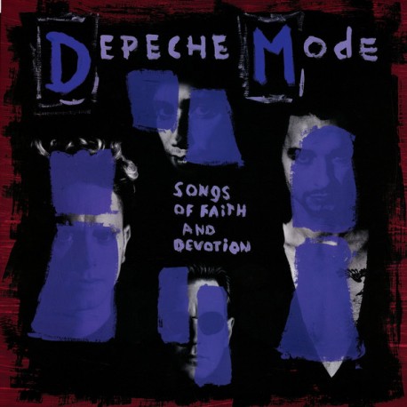 Depeche Mode ‎– Songs Of Faith And Devotion - LP Vinyl Album Blue - New Wave Synth Pop