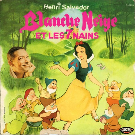 Henri Salvador - Blanche Neige Et Les 7 Nains - LP Vinyl Album - Enfants Children