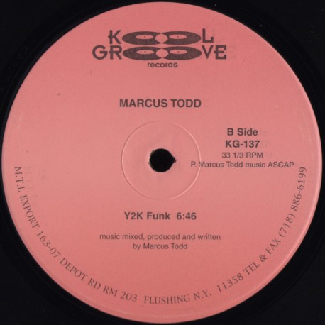 Marcus Todd - Deep - Maxi Vinyl 12 inches - Deep House Music