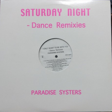 Paradise Systers – Saturday Night - Dance Remixies - Promo Japan - Maxi Vinyl 12 inches - J Pop Disco