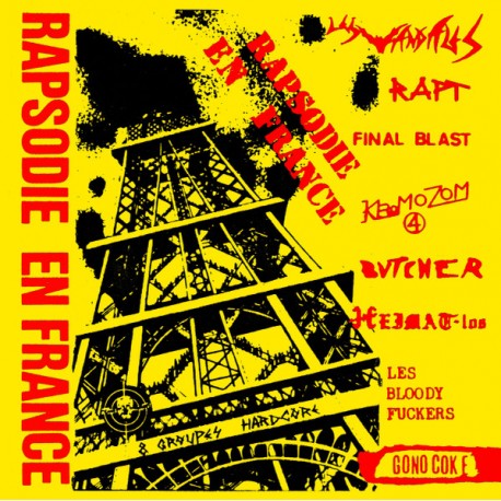 Rapsodie En France - LP Vinyl Album Compilation - Punk Hardcore