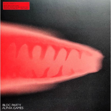 Bloc Party - Alpha Games - LP Vinyl Album - Coloured Red - Signed Version - Indie Rock