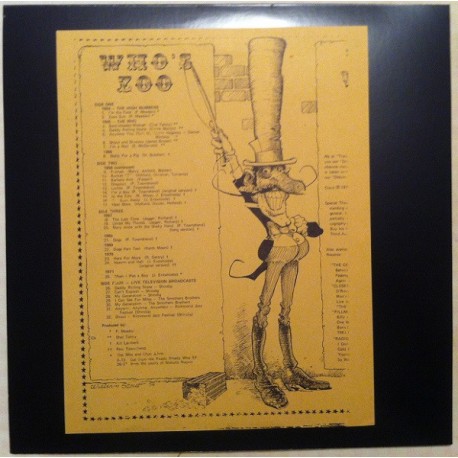 The Who - Who's Zoo - Double LP Vinyl Album White Label - Rock Music