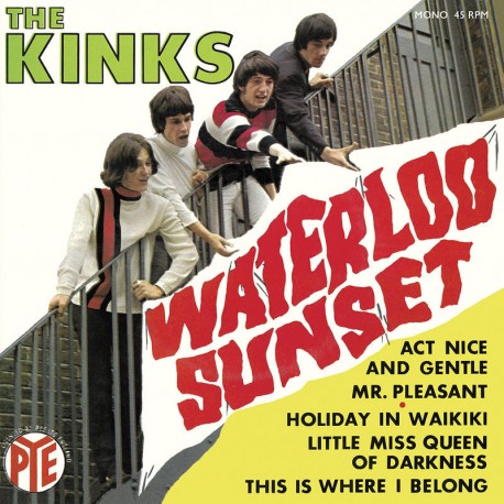 The Kinks - Waterloo Sunset EP - LP Vinyl Album Coloured - Record Store Day 2022 - Psychedelic Rock